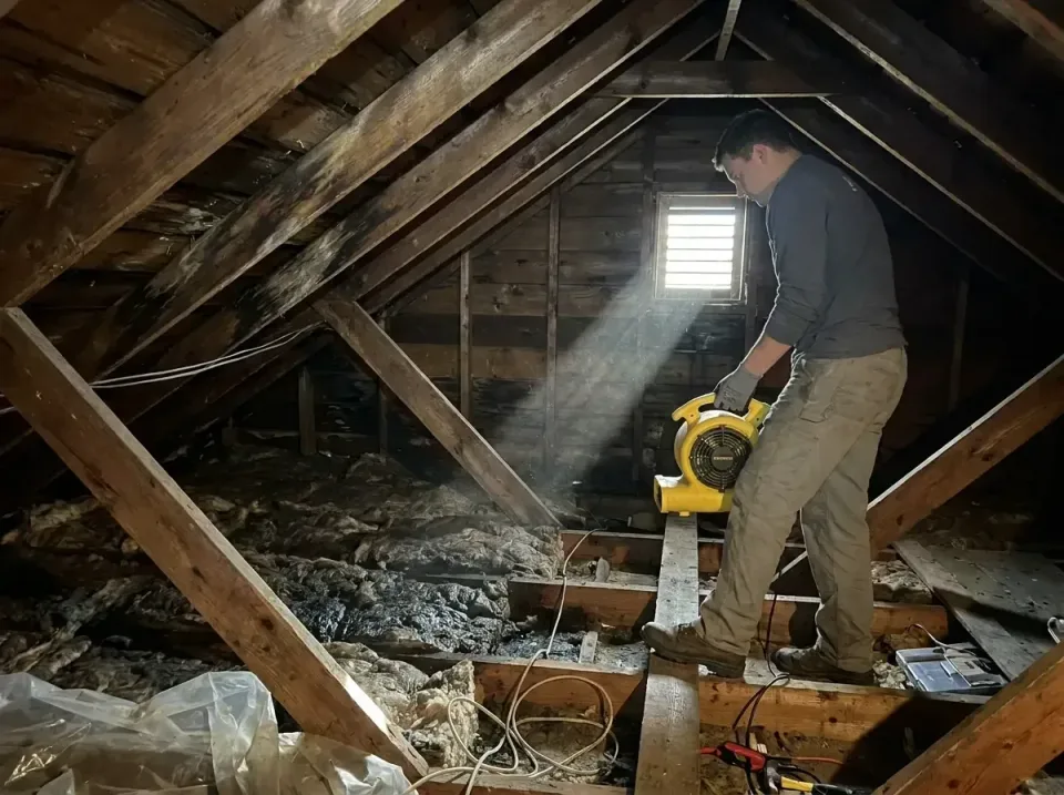 attic-water-damage-drying-proc-007 — frequently asked questions, Emergency Water Extraction & 24/7 Flood Response in Edinbur…